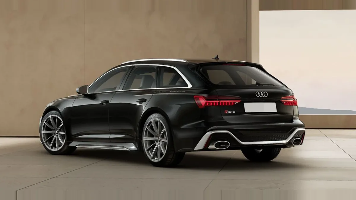 Audi RS6 Avant TFSI Quattro en renting en Barcelona — Trasera