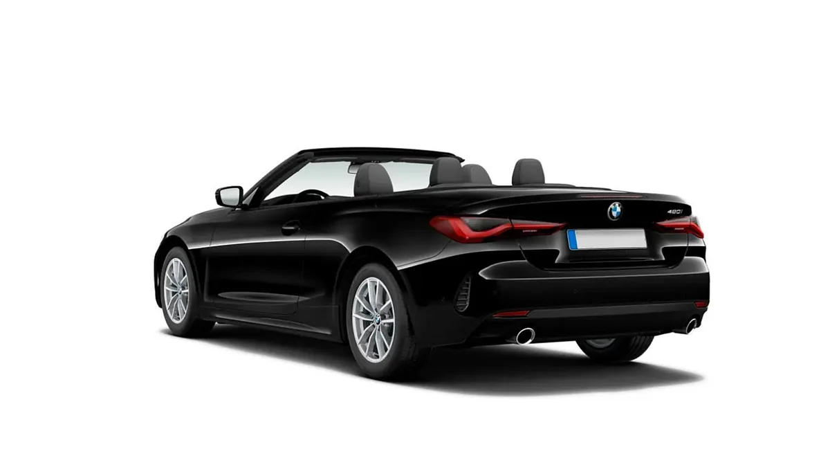 BMW Serie 4 420i Cabrio en renting en Barcelona — Lateral