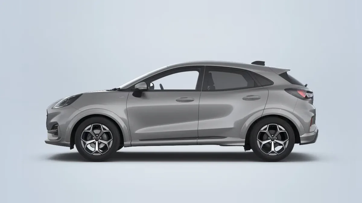 Ford Puma 1.0 EcoBoost MHEV ST-Line 125 en renting en Barcelona — Lateral