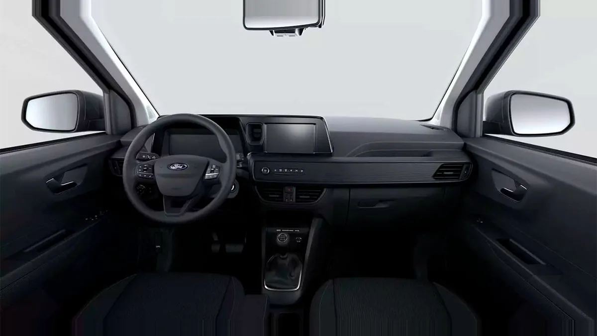 Ford Transit Courier Kombi 1.5 Ecoblue Trend II en renting en Barcelona — Trasera