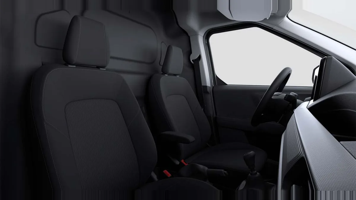 Ford Transit Courier Van 1.5 Ecoblue Trend II en renting en Barcelona — Interior