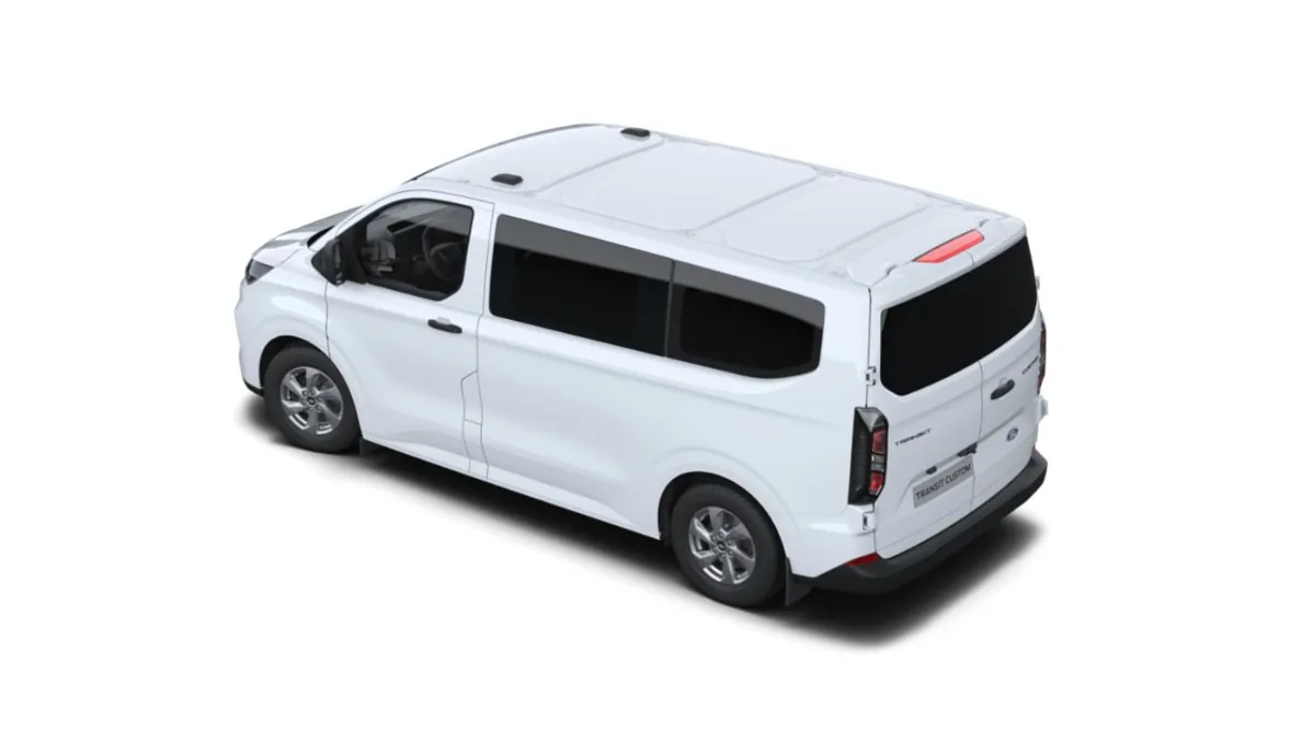 Ford Transit Custom Kombi 2.0 EcoBlue 150Cv 320 L1 Trend M1 II en renting en Barcelona — Lateral
