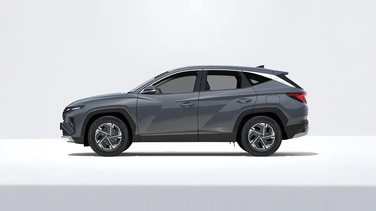Hyundai Tucson FL 1.6T 239CV HEV AT Klass en renting en Barcelona — Delantera