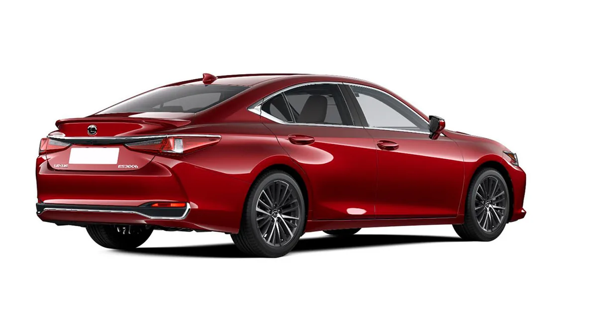 Lexus ES 2.5 300h Premium en renting en Barcelona — Trasera