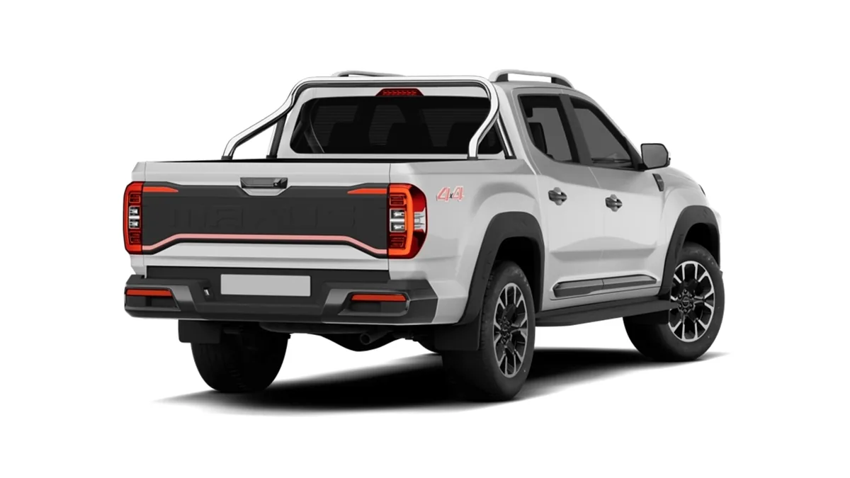 Maxus T60 MAX 4WD 215CV en renting en Barcelona — Lateral