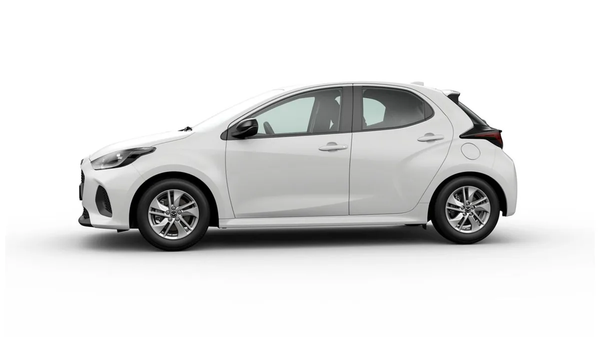 Mazda 2 Hybrid 1.5 85kW 116CV CVT Centre-Line en renting en Barcelona — Lateral