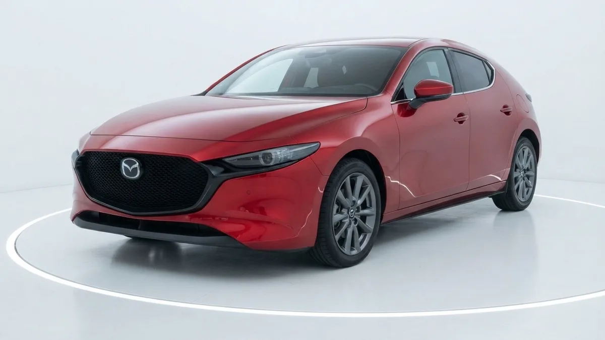 Mazda 3 2.5L e-Skyactiv G MHEV 140CV 6AT Centre-Line RD en renting en Barcelona