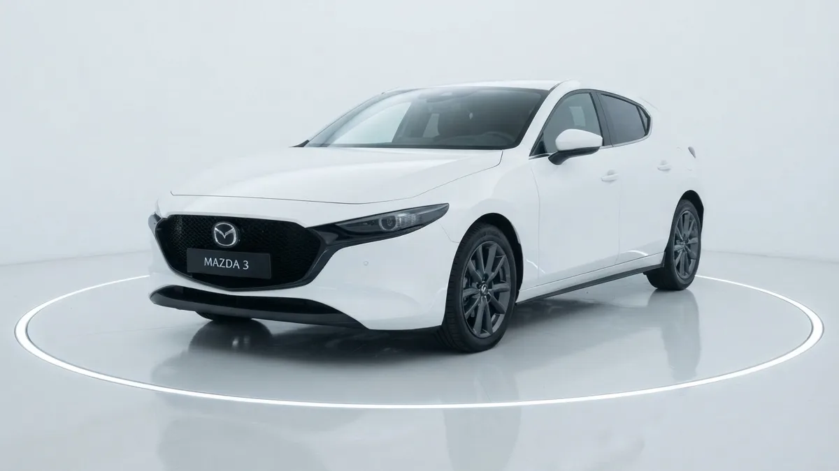 Mazda 3 2.5L e-Skyactiv G MHEV 140CV 6MT Prime-Line en renting en Barcelona