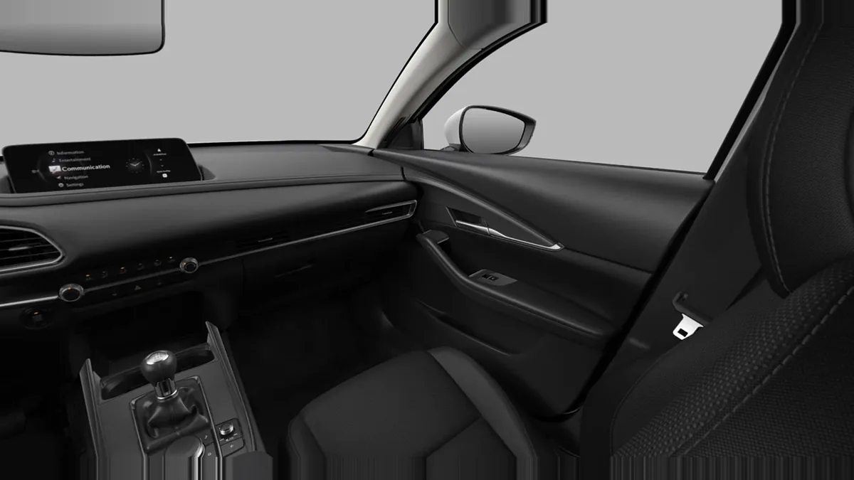 Mazda CX 30 2.5L e-SkyAct G MHEV 103kW Prime-Line en renting en Barcelona — Interior