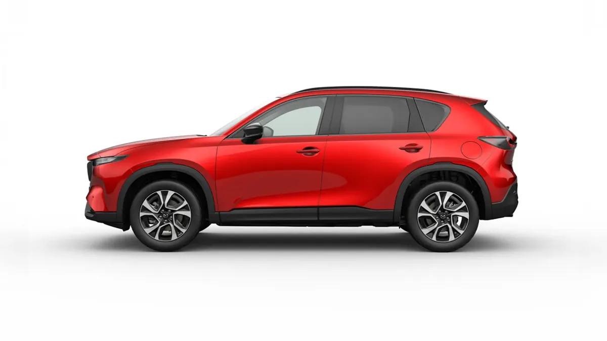 Mazda CX-5 2.5 e-Skyactiv-G MHEV 141cv Centre-Line FWD en renting en Barcelona — Lateral
