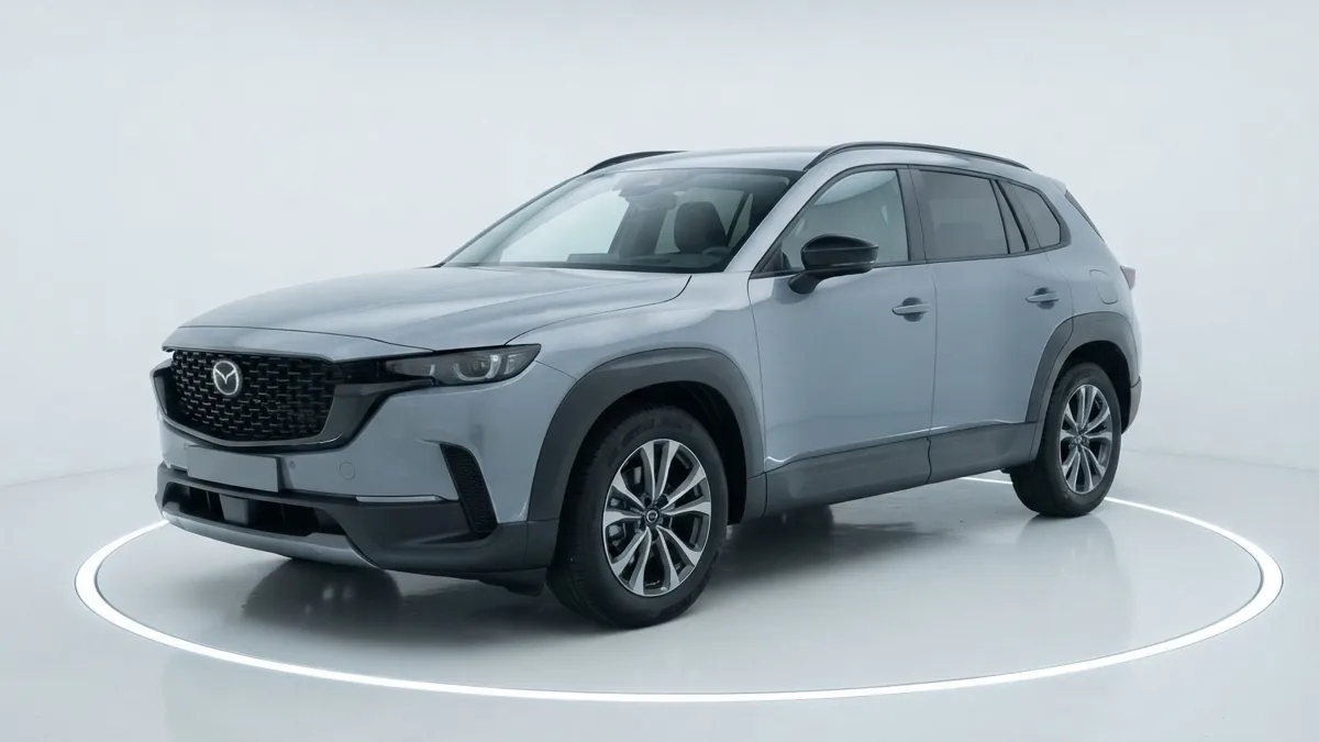 Mazda CX-5 2.5 Sky MHEV 141CV AT FWD Exclusive-Line en renting en Barcelona — Lateral