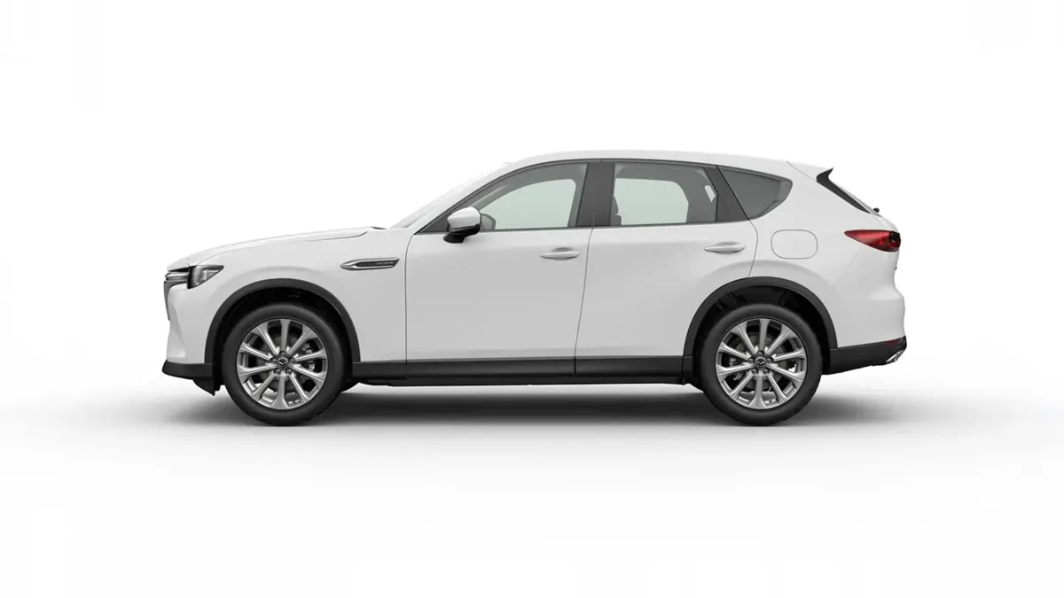 Mazda CX-60 e-Skyactiv MHEV RWD Exclusive-Line II en renting en Barcelona — Trasera