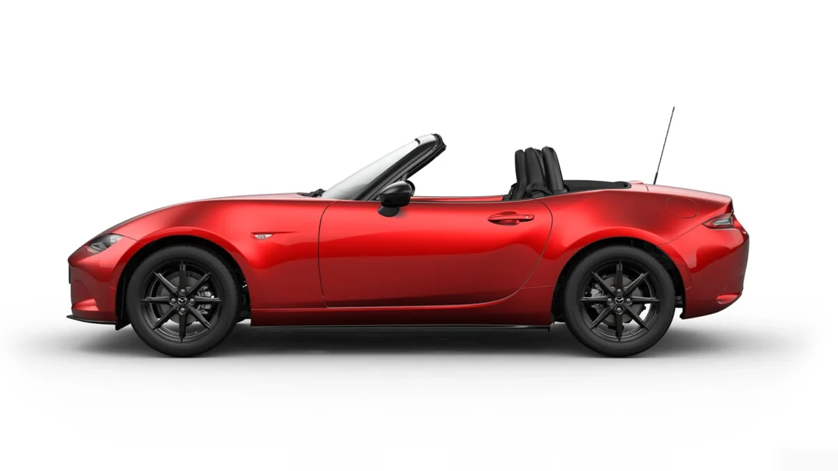 Mazda MX-5 MIATA 1.5 SKYACTIV-G 97kW (132CV) Prime-Line en renting en Barcelona — Lateral