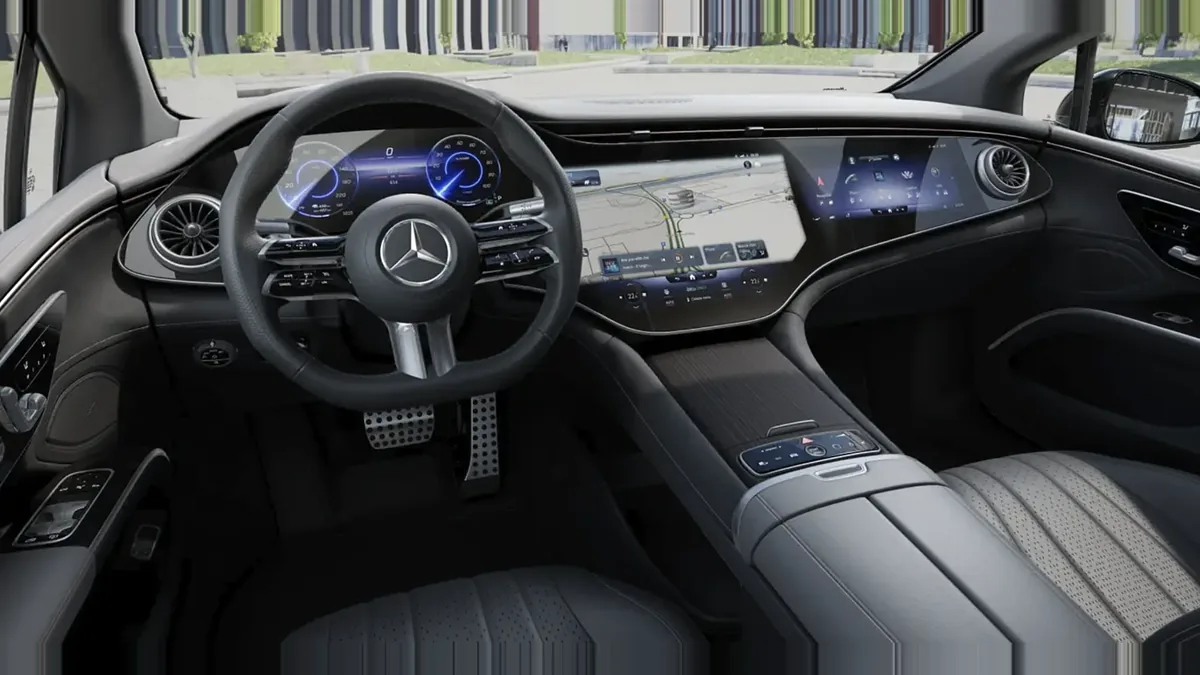 Mercedes-Benz EQS 350 Edition en renting en Barcelona — Delantera