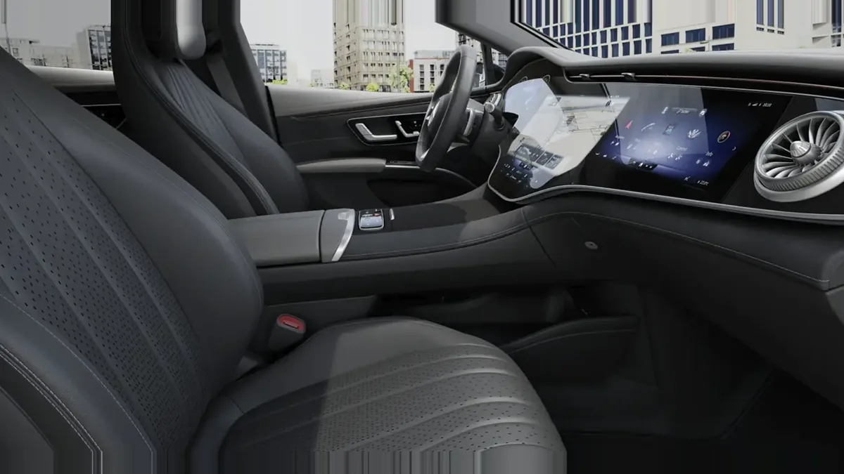 Mercedes-Benz EQS 350 Edition en renting en Barcelona — Interior