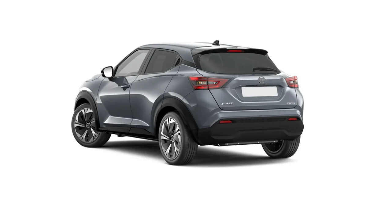 Nissan Juke 1.6 Hybrid Nconnecta 145CV Automático en renting en Barcelona — Trasera