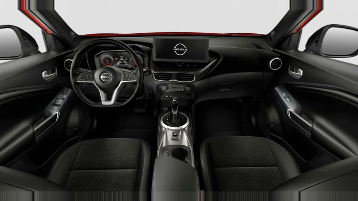 Nissan Juke 1.6 Hybrid Nconnecta 145CV Automático en renting en Barcelona — Interior