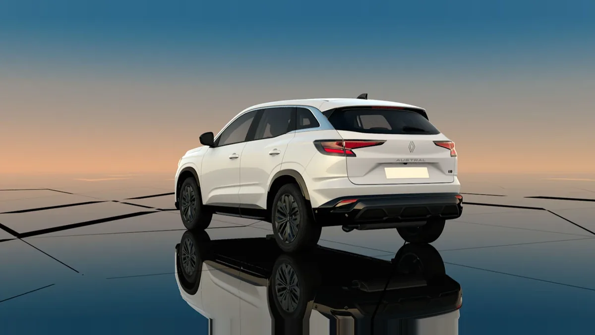 Renault Austral E-Tech Full Hybrid Evolution 147kW en renting en Barcelona — Trasera