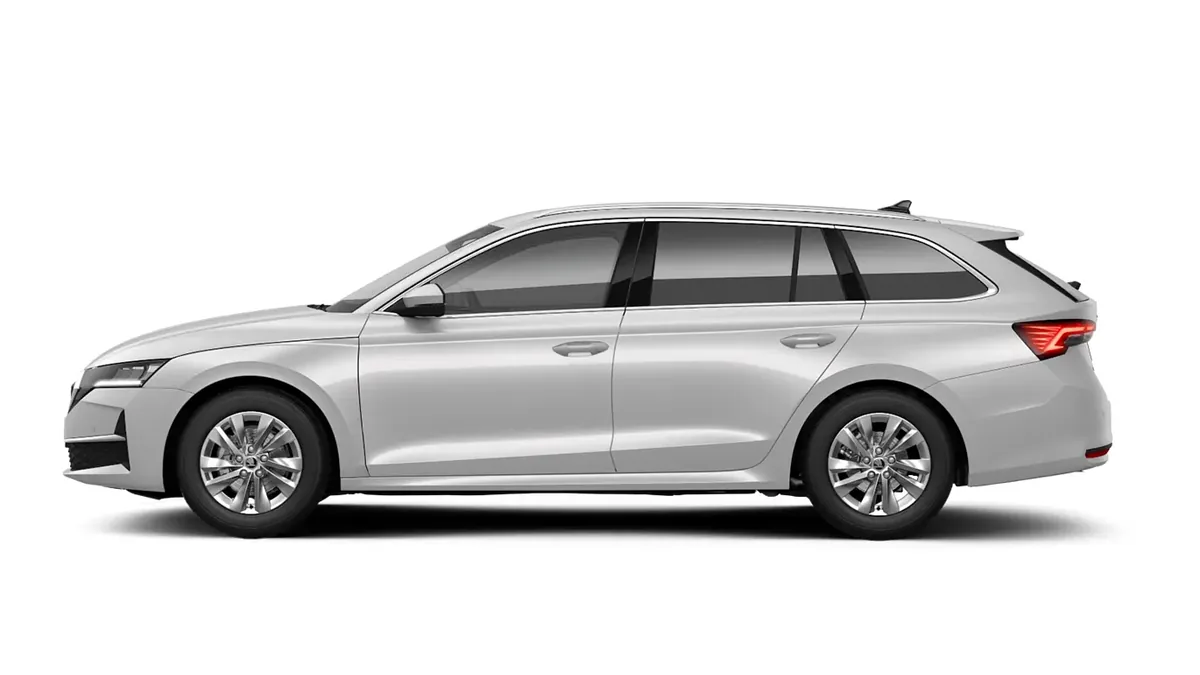 Škoda Octavia Combi Selection 2.0 TDI 150CV DSG 7vel en renting en Barcelona — Lateral