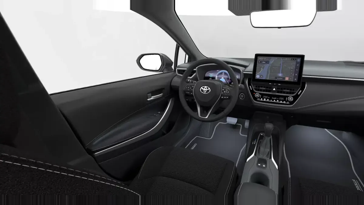 Toyota Corolla 140H Active en renting en Barcelona — Interior