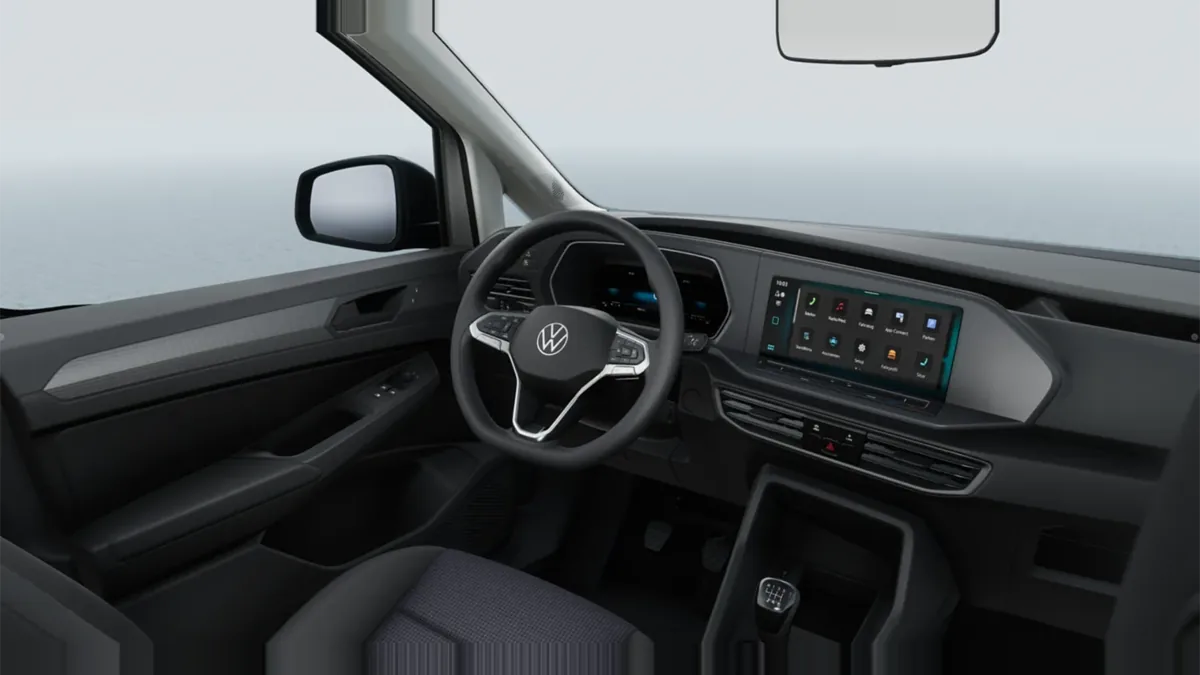 Volkswagen Caddy Cargo 2.0 TDI 75kW (102CV) - FRÍO POSITIVO en renting en Barcelona — Interior