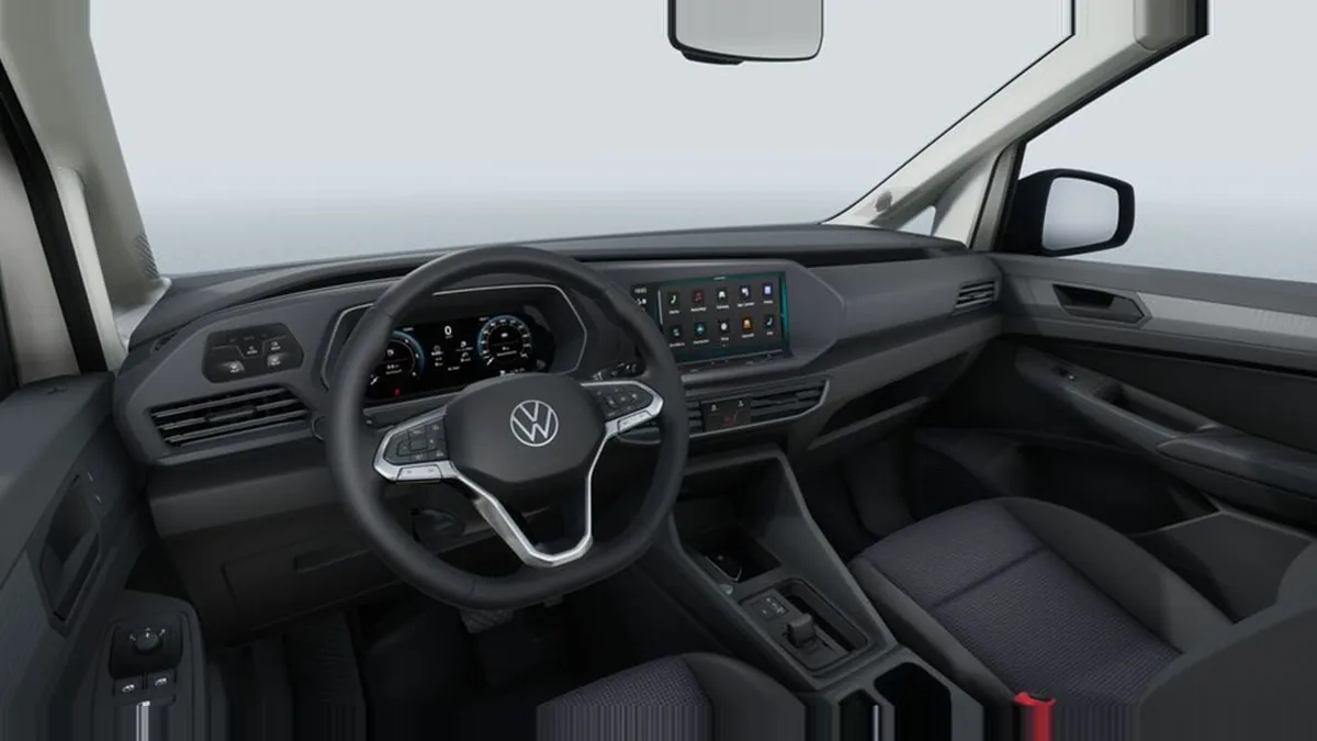 Volkswagen Caddy Cargo PHEV 1.5 TSI eHybrid en renting en Barcelona — Delantera