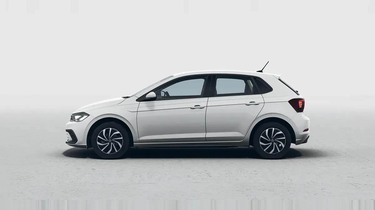 Volkswagen Polo Match 1.0 TSI 70kW (95CV) en renting en Barcelona — Lateral